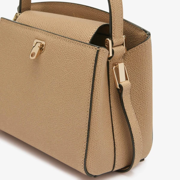 Valextra Brera Crossbody Micro Bag in Cashmere Beige | Shoulder & Crossbody Bags | Luxury Shoes 