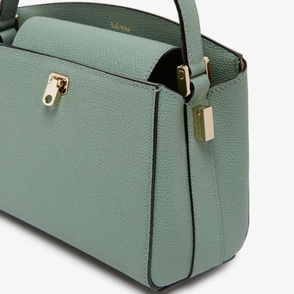 Valextra Brera Crossbody Micro Bag in Eucalyptus Green | Shoulder & Crossbody Bags | Luxury Shoes 