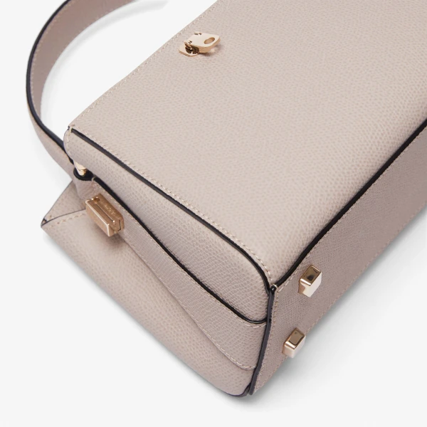Valextra Brera Crossbody Micro Bag in Nude Pink | Shoulder & Crossbody Bags | Luxury Shoes 