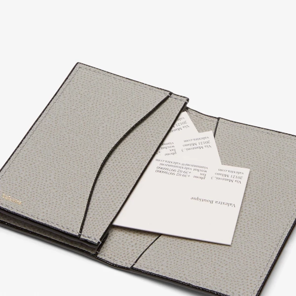 Valextra Card Case Onda in Ash Grey | Wallets & Purses | Luxury Shoes 