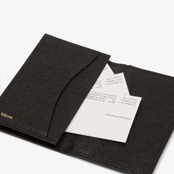 Valextra Card Case Onda in Black | Cases | Luxury Shoes 
