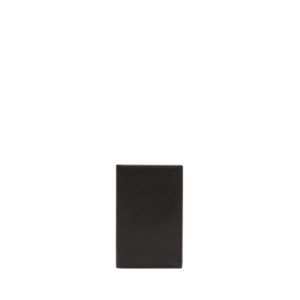 Valextra Card Case Onda in Black | Cases | Luxury Shoes 