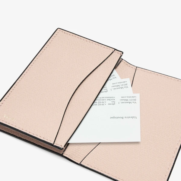 Valextra Card Case Onda in Bonne Mine Pink | Wallets & Purses | Luxury Shoes 