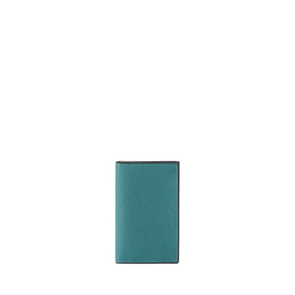 Valextra Card Case Onda in Bottle Green | Wallets & Purses | Luxury Shoes 