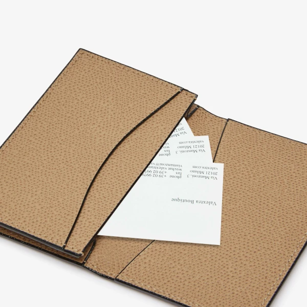 Valextra Card Case Onda in Cashmere Beige | Wallets & Purses | Luxury Shoes 