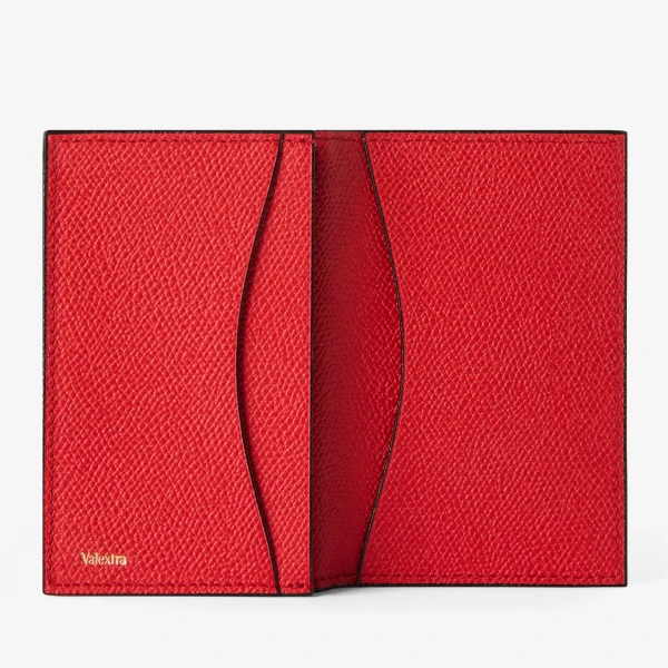 Valextra Card Case Onda in Crimson Red | Wallets & Purses | Luxury Shoes 