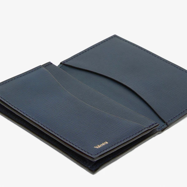 Valextra Card Case Onda in Dark Blue | Wallets & Purses | Luxury Shoes 