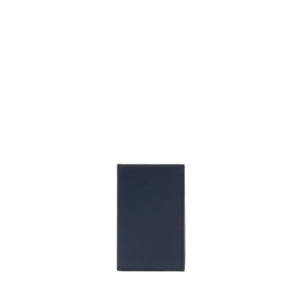 Valextra Card Case Onda in Dark Blue | Wallets & Purses | Luxury Shoes 