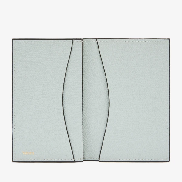 Valextra Card Case Onda in Ice | Wallets & Purses | Luxury Shoes 