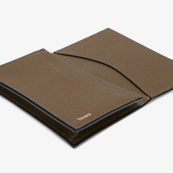 Valextra Card Case Onda in Khaki | Wallets & Purses | Luxury Shoes 