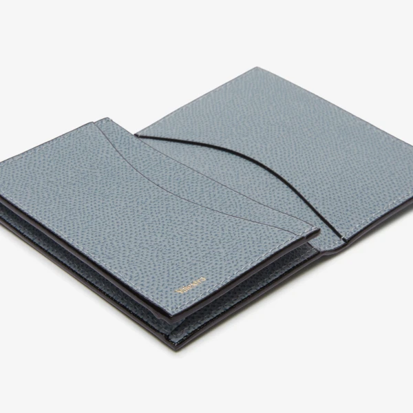 Valextra Card Case Onda in Niagara Blue | Cases | Luxury Shoes 