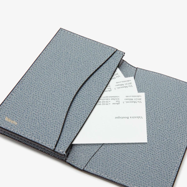Valextra Card Case Onda in Niagara Blue | Cases | Luxury Shoes 