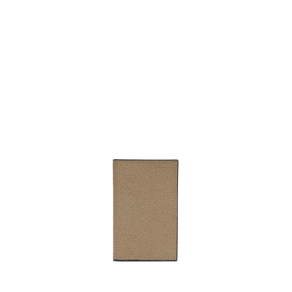 Valextra Card Case Onda in Oyster Brown | Wallets & Purses | Luxury Shoes 