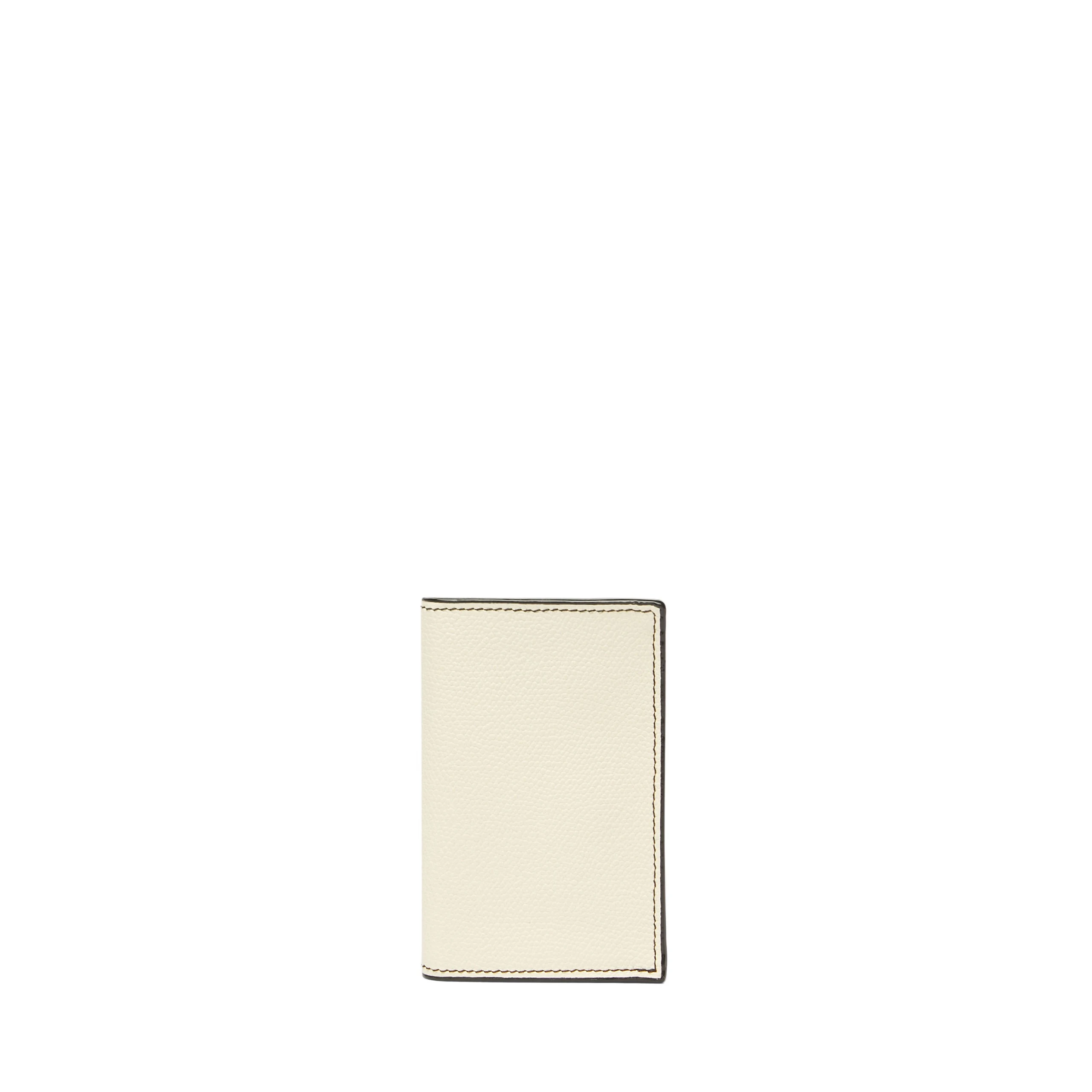 Valextra Card Case Onda in Pergamena White and Black Valextra Card Case Onda in Pergamena White and Black | Wallets & Purses | Luxury Shoes