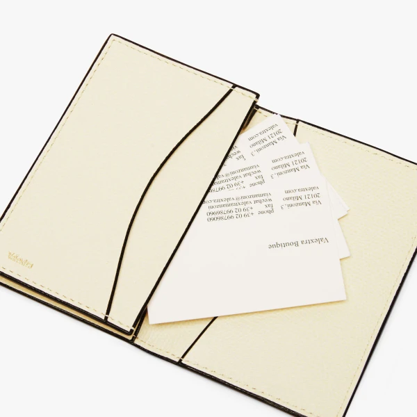 Valextra Card Case Onda in Pergamena White | Wallets & Purses | Luxury Shoes 