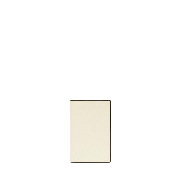 Valextra Card Case Onda in Pergamena White | Cases | Luxury Shoes 