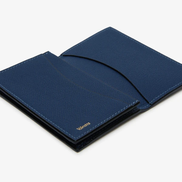 Valextra Card Case Onda in Sapphire Blue | Wallets & Purses | Luxury Shoes 