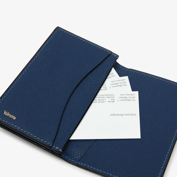 Valextra Card Case Onda in Sapphire Blue | Wallets & Purses | Luxury Shoes 