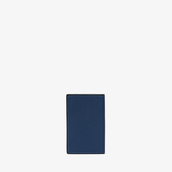 Valextra Card Case Onda in Sapphire Blue | Wallets & Purses | Luxury Shoes 
