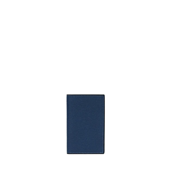 Valextra Card Case Onda in Sapphire Blue | Wallets & Purses | Luxury Shoes 