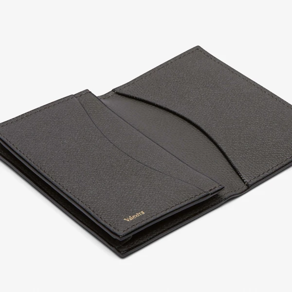 Valextra Card Case Onda in Smokey Grey | Wallets & Purses | Luxury Shoes 