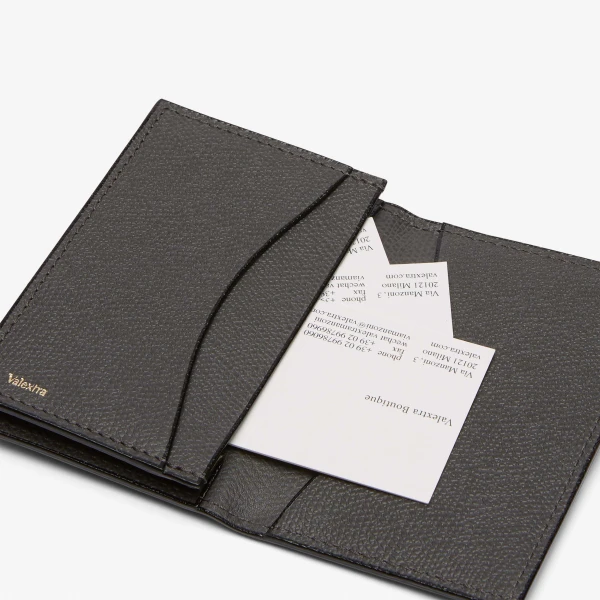 Valextra Card Case Onda in Smokey Grey | Wallets & Purses | Luxury Shoes 