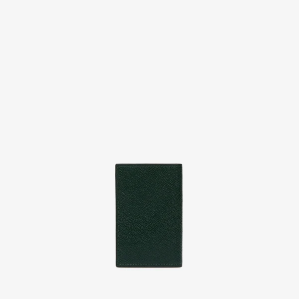 Valextra Card Case Onda in Valextra Green | Cases | Luxury Shoes 
