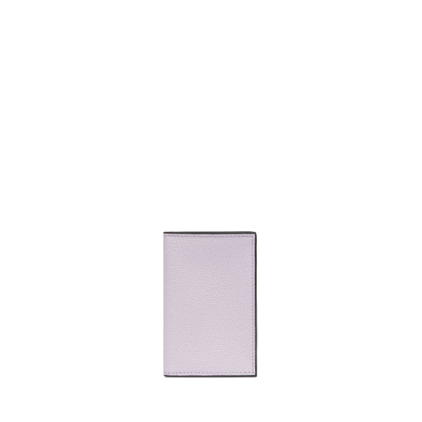 Valextra Card Case Onda in Wisteria Pink | Wallets & Purses | Luxury Shoes 