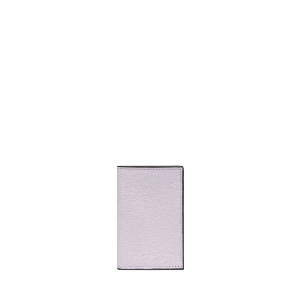 Valextra Card Case Onda in Wisteria Pink | Wallets & Purses | Luxury Shoes 