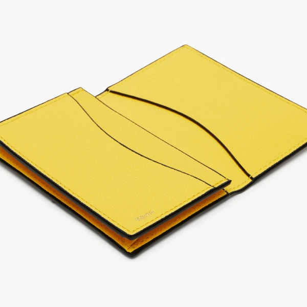 Valextra Card Case Onda in Yellow | Wallets & Purses | Luxury Shoes 