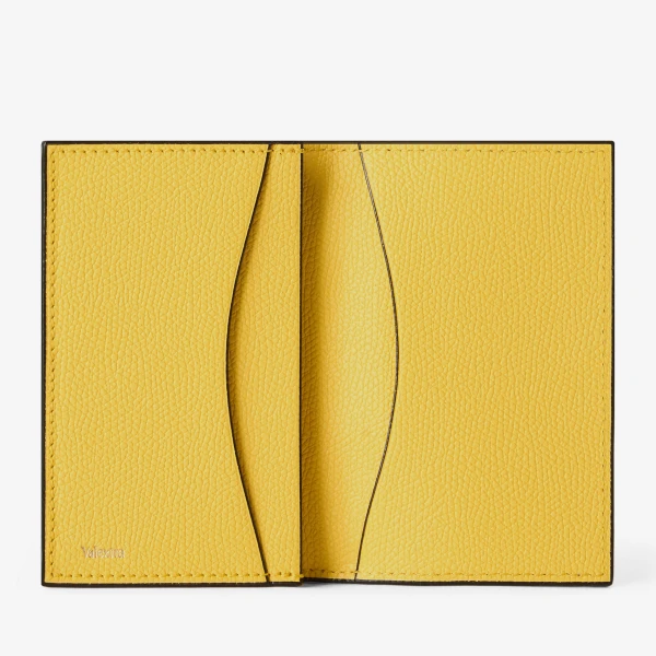 Valextra Card Case Onda in Yellow | Wallets & Purses | Luxury Shoes 