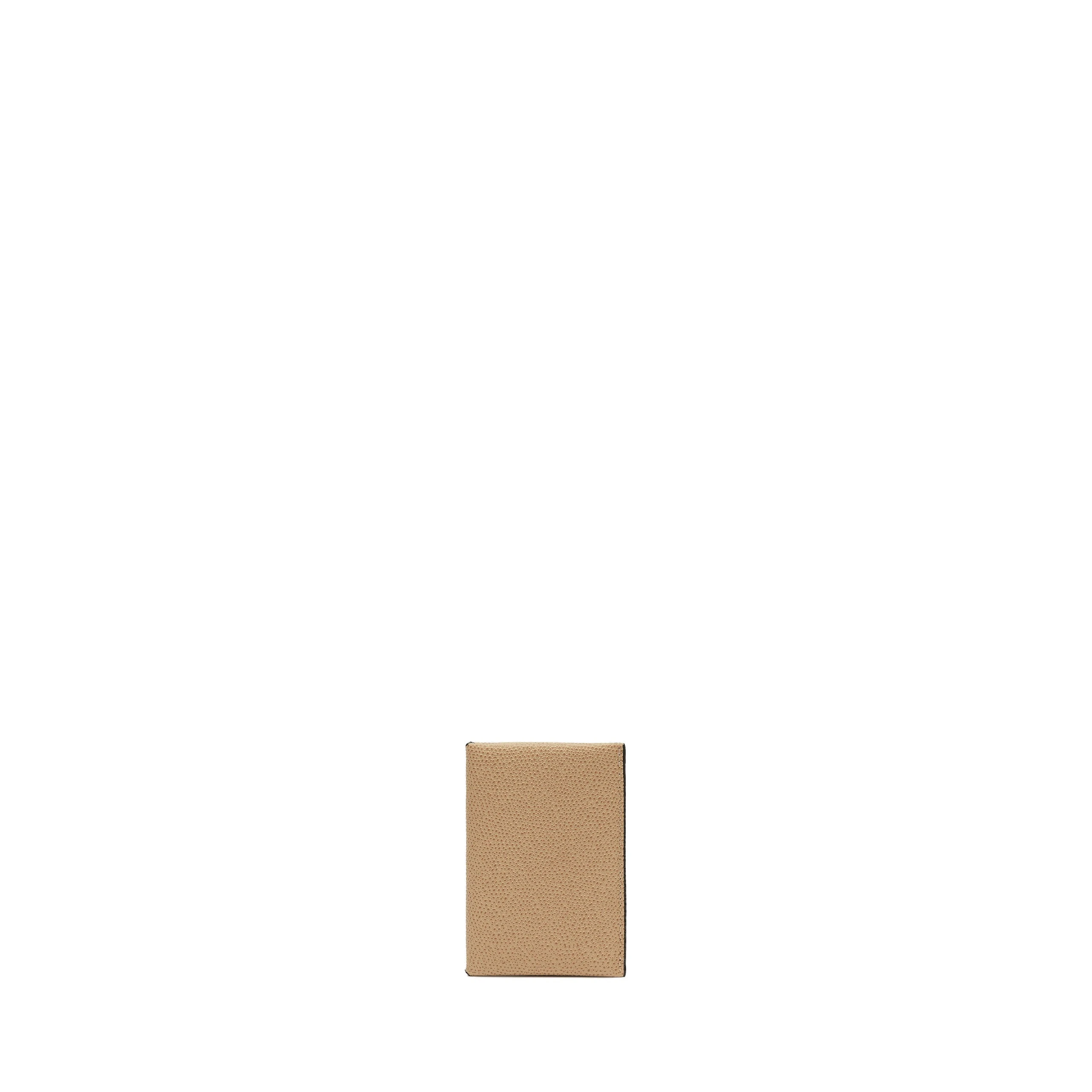 Valextra Card Case with Button in Cashmere Beige and Black Valextra Card Case with Button in Cashmere Beige and Black | Wallets & Purses | Luxury Shoes
