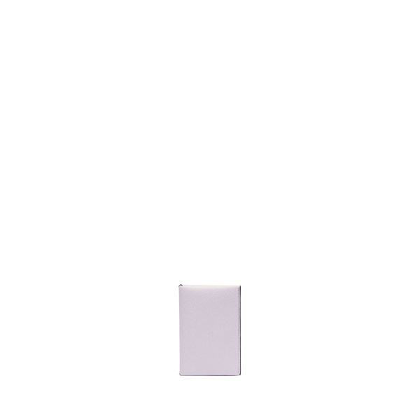 Valextra Card Case with Button in Wisteria Pink and Black | Wallets & Purses | Luxury Shoes 