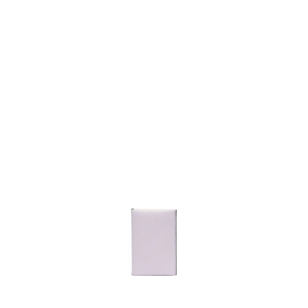 Valextra Card Case with Button in Wisteria Pink and Black | Wallets & Purses | Luxury Shoes 