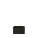 Valextra Card Holder 3CC with Zip in Black | Wallets & Purses | Luxury Shoes 