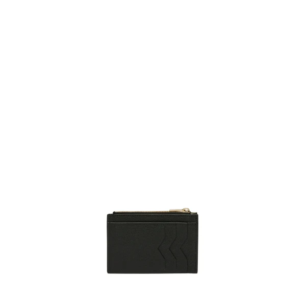 Valextra Card Holder 3CC with Zip in Black | Wallets & Purses | Luxury Shoes 