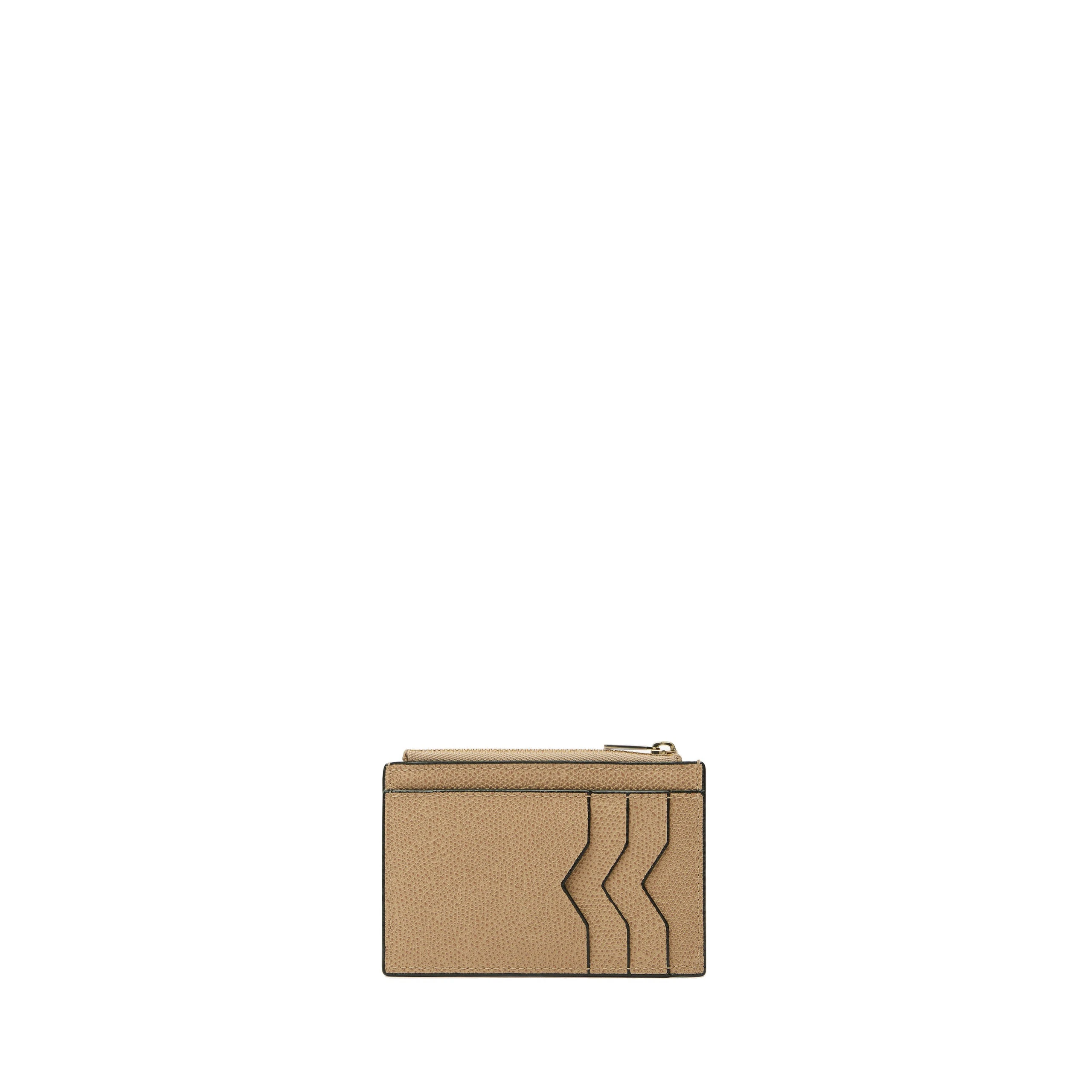 Valextra Card Holder 3CC with Zip in Cashmere Beige Valextra Card Holder 3CC with Zip in Cashmere Beige | Wallets & Purses | Luxury Shoes