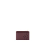 Valextra Card Holder 3CC with Zip in Claret Red | Wallets & Purses | Luxury Shoes 