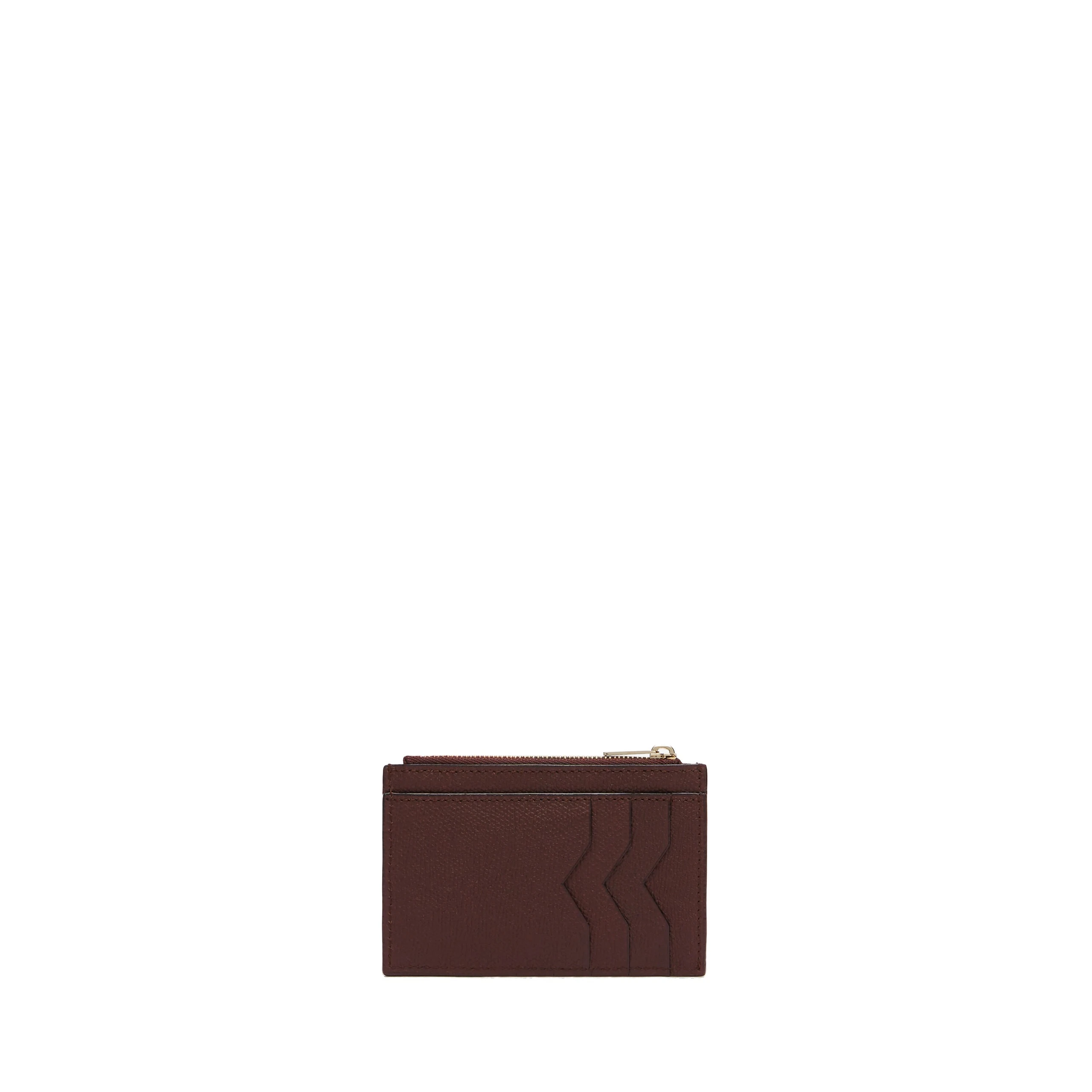 Valextra Card Holder 3CC with Zip in Coffee Brown Valextra Card Holder 3CC with Zip in Coffee Brown | Cases | Luxury Shoes