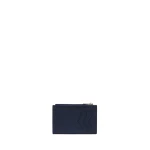 Valextra Card Holder 3CC with Zip in Dark Blue | Wallets & Purses | Luxury Shoes 