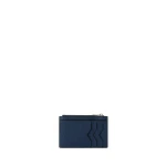 Valextra Card Holder 3CC with Zip in Sapphire Blue | Wallets & Purses | Luxury Shoes 