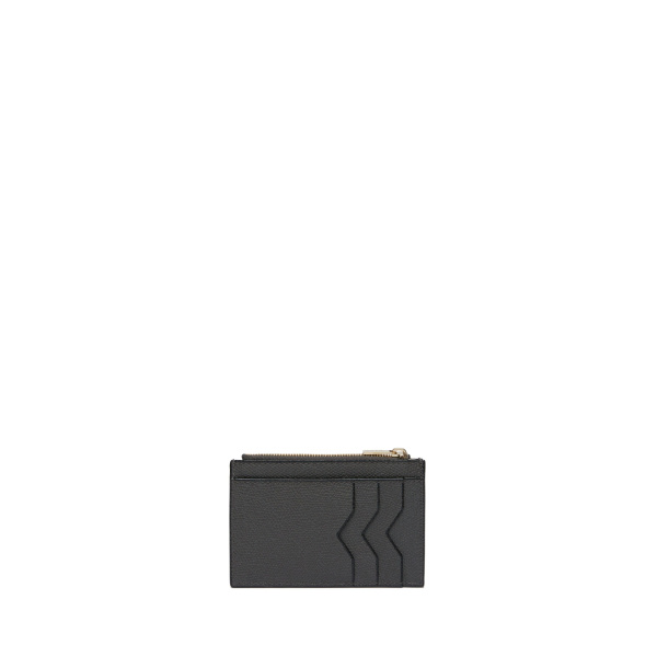 Valextra Card Holder 3CC with Zip in Smokey Grey | Wallets & Purses | Luxury Shoes 