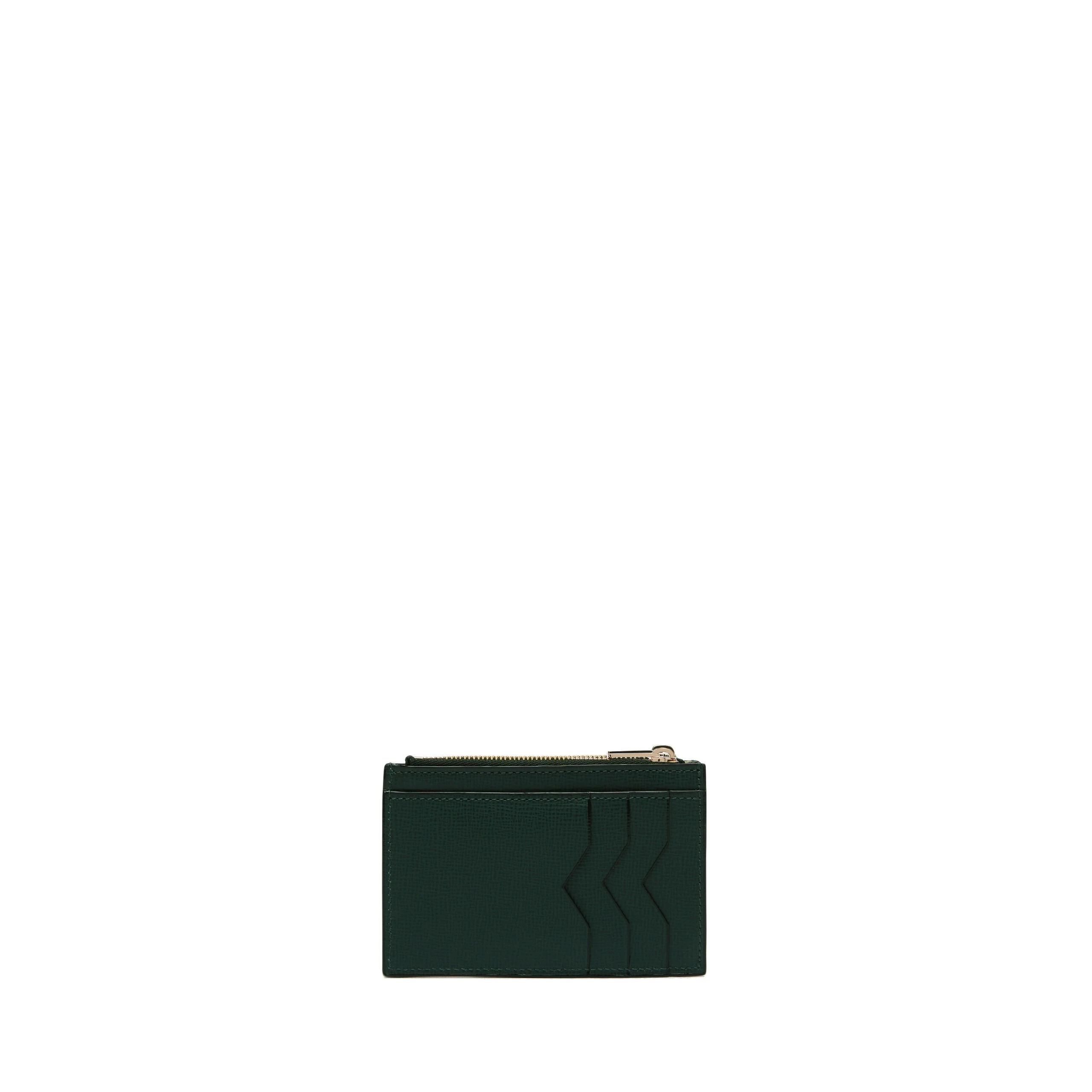 Valextra Card Holder 3CC with Zip in Valextra Green, Pave Valextra Card Holder 3CC with Zip in Valextra Green, Pave | Wallets & Purses | Luxury Shoes