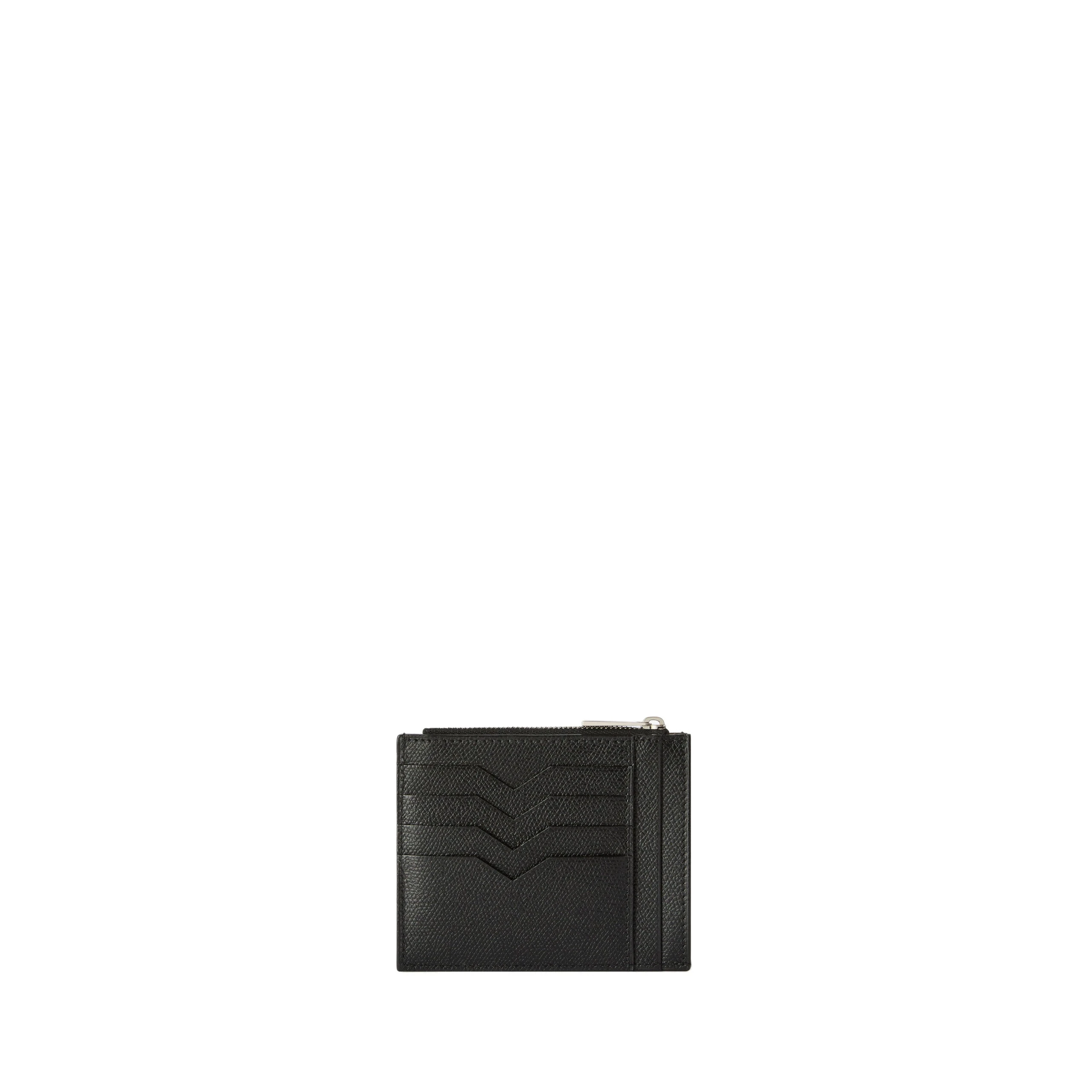 Valextra Card Holder 8CC with Zip in Black Valextra Card Holder 8CC with Zip in Black | Cases | Luxury Shoes