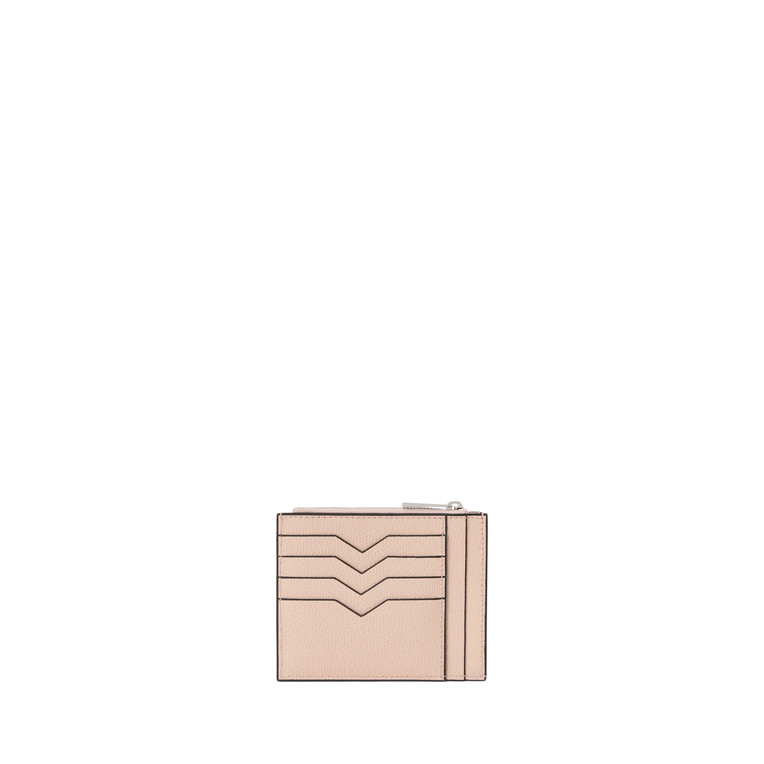 Valextra Card Holder 8CC with Zip in Bonne Mine Pink Valextra Card Holder 8CC with Zip in Bonne Mine Pink | Wallets & Purses | Luxury Shoes