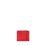 Valextra Card Holder 8CC with Zip in Crimson Red | Wallets & Purses | Luxury Shoes 