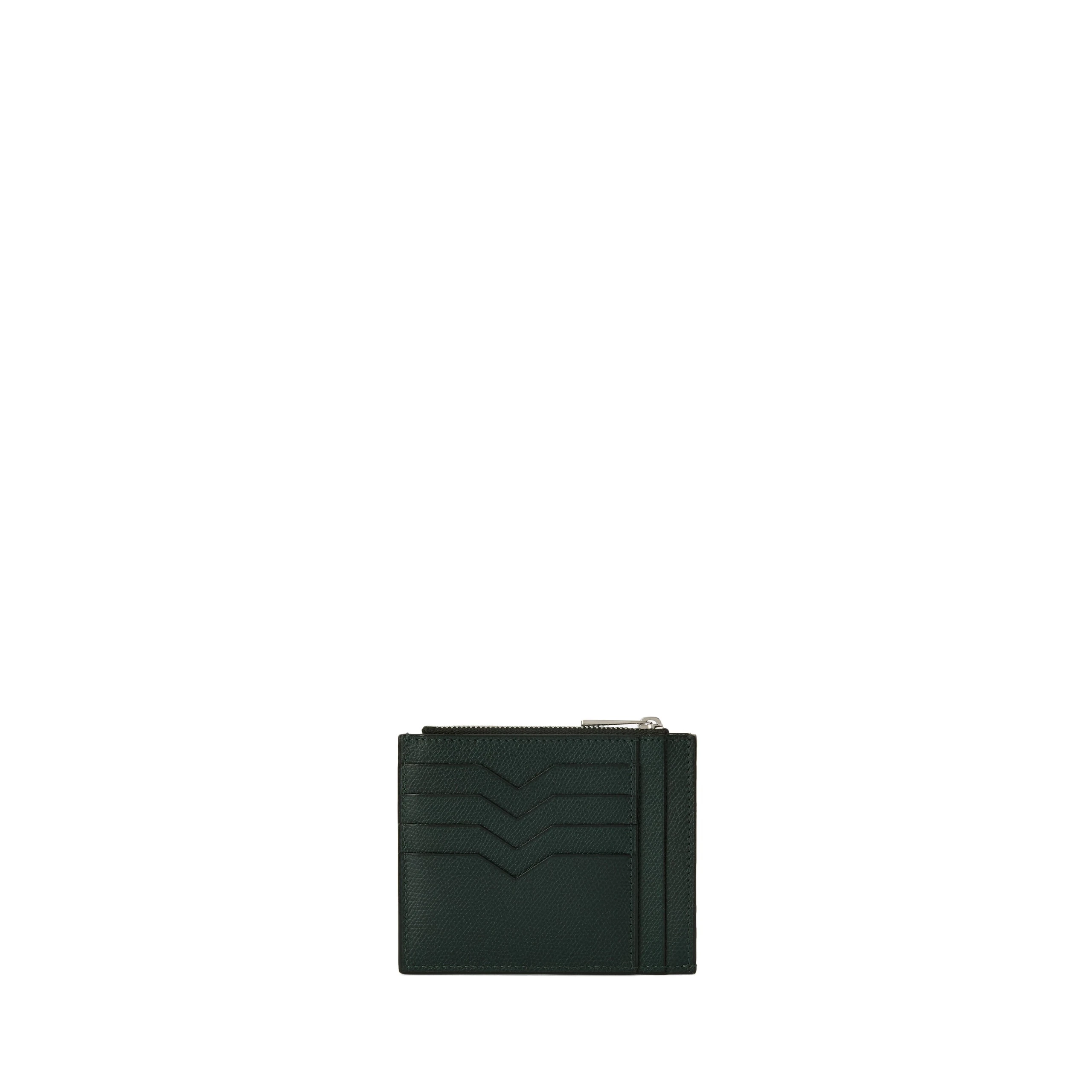 Valextra Card Holder 8CC with Zip in Valextra Green Valextra Card Holder 8CC with Zip in Valextra Green | Wallets & Purses | Luxury Shoes