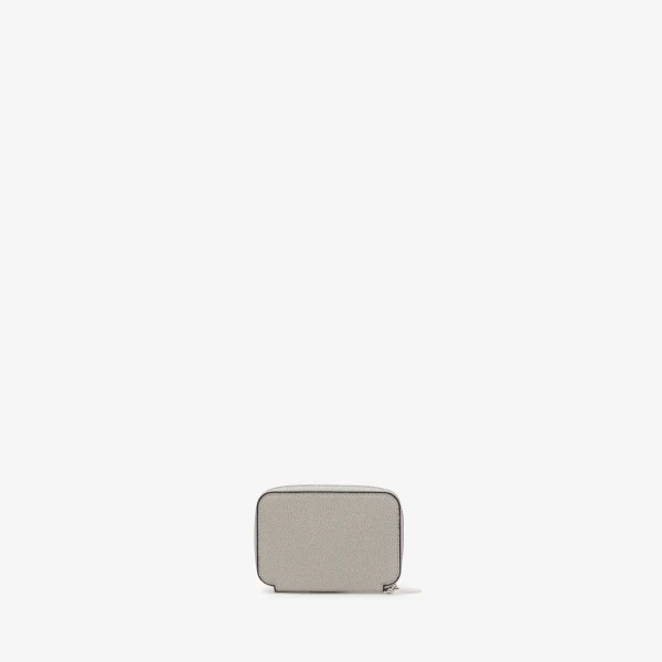 Valextra Card Holder Zip Around in Ash Grey | Wallets & Purses | Luxury Shoes 