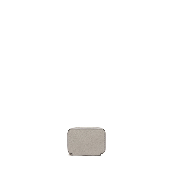 Valextra Card Holder Zip Around in Ash Grey | Wallets & Purses | Luxury Shoes 