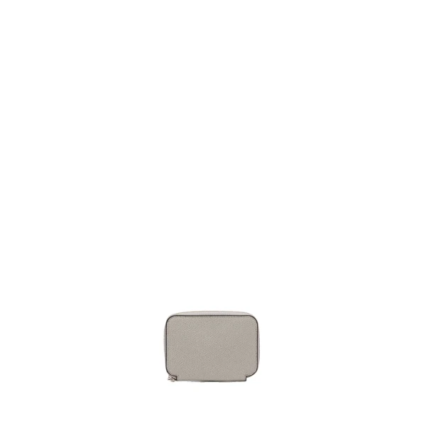 Valextra Card Holder Zip Around in Ash Grey | Wallets & Purses | Luxury Shoes 
